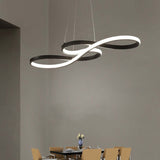 Lampe suspendue LED au design de notes de musique