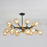 Lustre moderne en verre soufflé