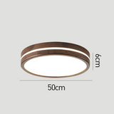 Round Wooden Ceiling Light