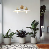 Antique Ceramic Double Head Lamp