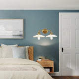 Antique Ceramic Double Head Lamp