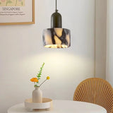 Black Marble Pendant Light