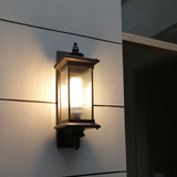 Retro Rectangular Outdoor Wall Light