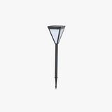 Lampe d'extérieur LED Orr au design moderne, en métal acrylique noir