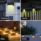 Appliques murales solaires à LED sans fil - Créez l'atmosphère parfaite dans votre jardin !