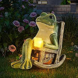 Grenouille de jardin lumineuse