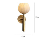 Applique murale en marbre rose