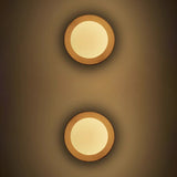 Applique murale simple blanche en bois naturel