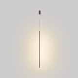 Suspension LED longue et minimaliste en aluminium