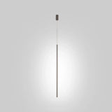 Suspension LED longue et minimaliste en aluminium