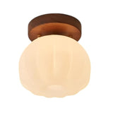 Pumpkin Flush Ceiling Lamp