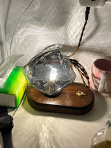 Lampe de table en verre Ice Stone