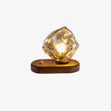 Lampe de table en verre Ice Stone