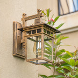 Alessio Black Deco Outdoor Wall Lamp