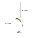 Lampe suspendue Crescent