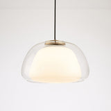Modern Milk Glass Jelly Pendant Light