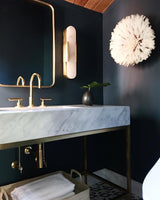 Applique murale allongée en albâtre Melange