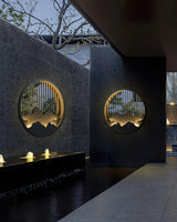 Applique murale d'extérieur de montagne