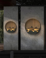 Applique murale d'extérieur de montagne