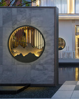 Applique murale d'extérieur de montagne