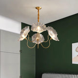 Murano glass flower chandelier