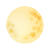 Garden Pendant Light in the shape of a Moon