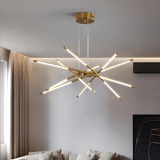 Golden Web Chandelier