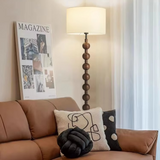 Lampadaire en bois Japandi