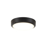 Plafonnier LED rond en aluminium étanche et simple pour extérieur