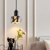 Black Marble Pendant Light