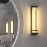 Applique murale d'extérieur carrée