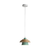 Stone Wood Pendant Lamp