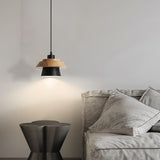 Stone Wood Pendant Lamp