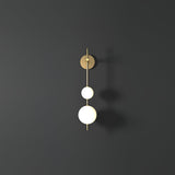 Vertical Globe Wall Lamp