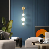 Vertical Globe Wall Lamp