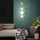 Vertical Globe Wall Lamp