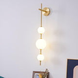 Vertical Globe Wall Lamp