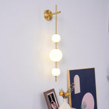 Vertical Globe Wall Lamp