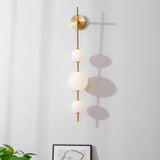 Vertical Globe Wall Lamp