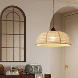 Wood and Fabric Series Pendant Lamp