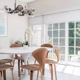 Lustre boule de verre nordique