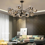 NobleLuminance - Glass Ball Chandelier