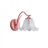 Applique murale rétro française à motif de fleurs de jardin