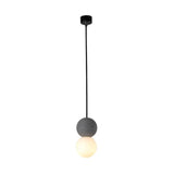 Lampe bol en ciment Origo