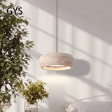 Suspension LED en pierre