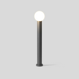 Lampe d'extérieur LED design moderne Pena en métal noir pour jardin