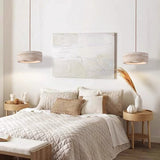 Suspension LED en pierre