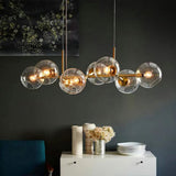 Lustre boule de verre nordique