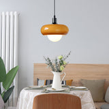 Bauhaus coffee glass pendant light