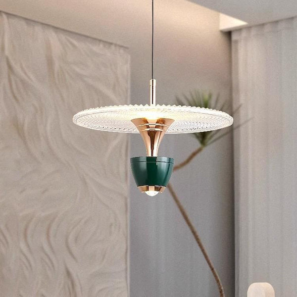 Modern Led Disc-Shaped Pendant Lamp